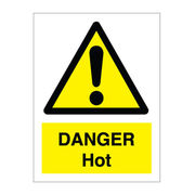 Danger Hot Sign